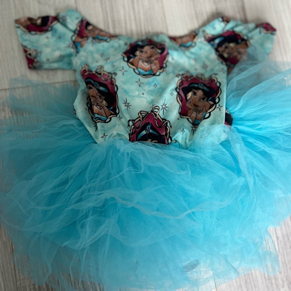 Princess Jasmine Disney  outfit  with Blue Tulle Skirt